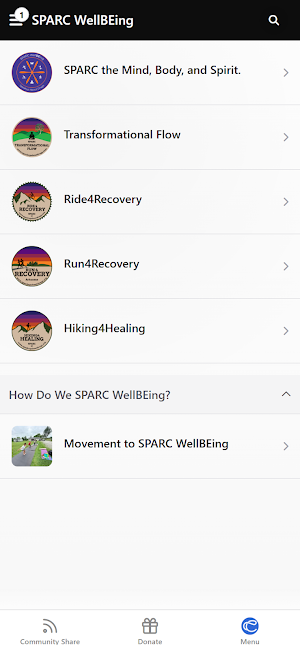 Sparc WellBEing Screenshot 0