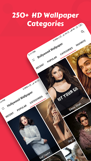 Top Actresses Wallpapers Screenshot 3