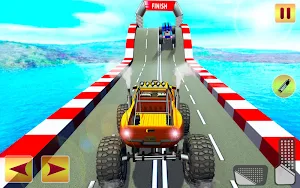 Monster Truck Impossible Mega Ramp Stunts Tracks Screenshot 2