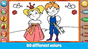 Coloring Games: Color Kids Screenshot 2