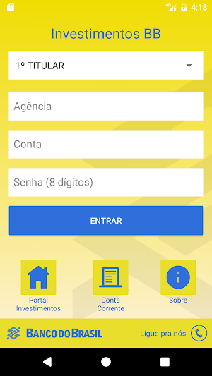 Investimentos Screenshot 0