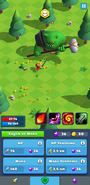 Idle Warrior Defence RPG Screenshot 1