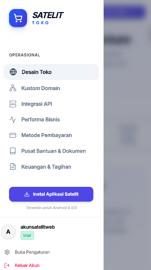 Satelit Toko Screenshot 1