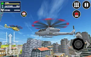 City Helicopter Flight Screenshot 2