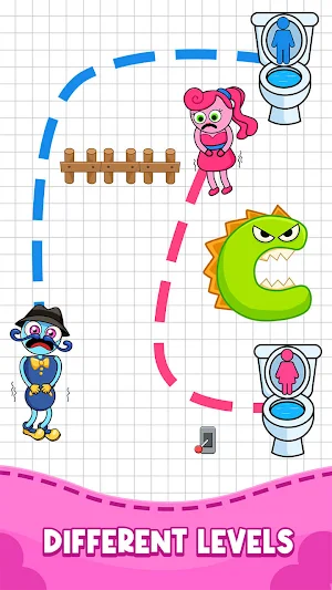 Path Toilet: Rush Race Puzzle Screenshot 1