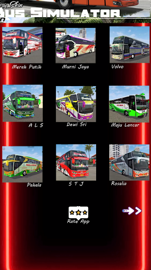Livery Skinbus Simulator Keren Screenshot 1