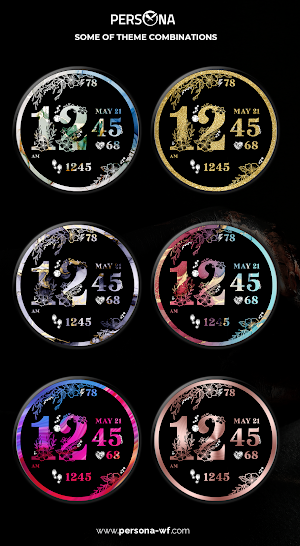 PER002 - Laila Watch Face Screenshot 3