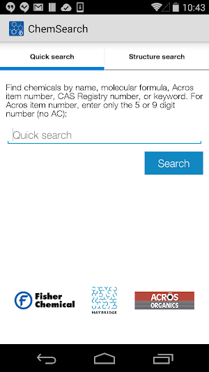 ChemSearch Screenshot 0