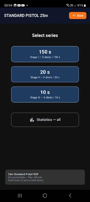 Timer for ISSF Training Screenshot 1