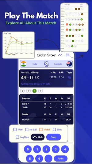 Easy Cricket Scorer Screenshot 1