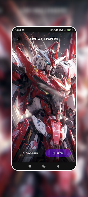 Mecha Armor Live Wallpapers HD Screenshot 0