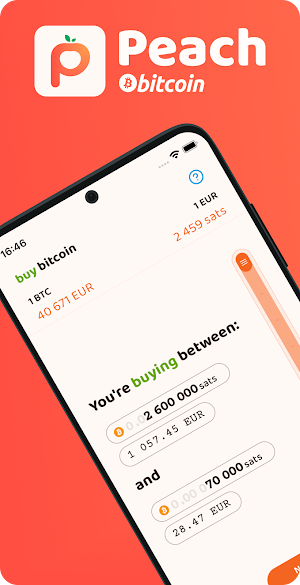 Peach Bitcoin Screenshot 0