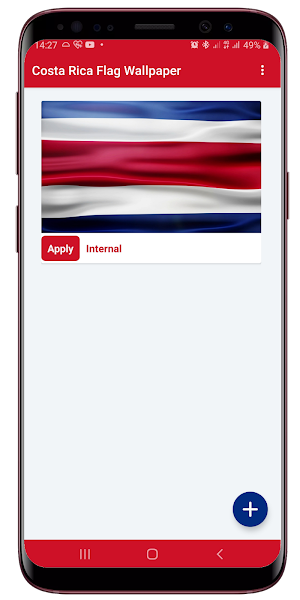 Costa Rica Flag Live Wallpaper Screenshot 0