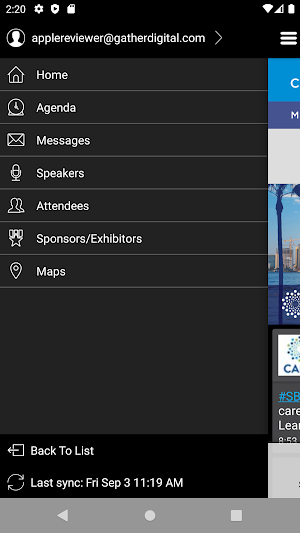 CAHP Conference Screenshot 2