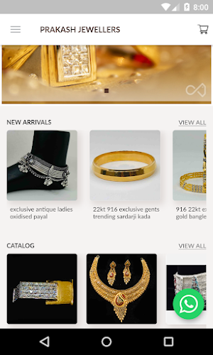 Prakash Jewellers Gold & Silver Jewelry Wholesaler Screenshot 2
