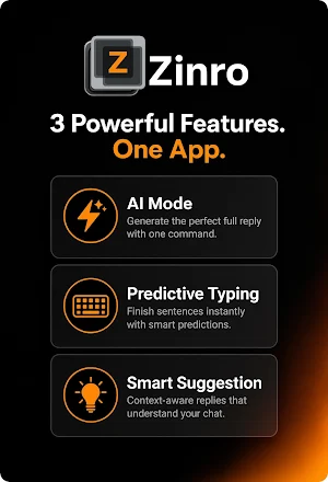 Zinro: AI Reply Assistant Screenshot 2