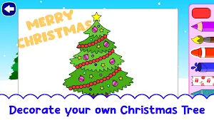 Christmas: Kids Coloring Pages Screenshot 0