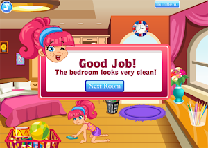 Girls Cleaning Rooms Home Screenshot 1