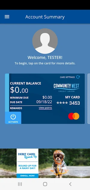 CWCU Cards Screenshot 1