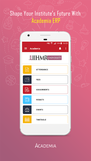 Academia @ IIHMR Screenshot 0