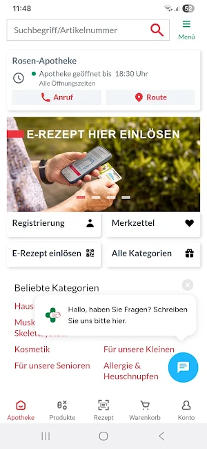 Rosen-Apotheke App Screenshot 0
