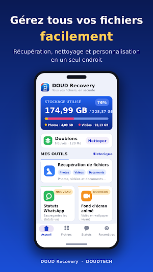 DOUD Recovery & Wallpaper Screenshot 0