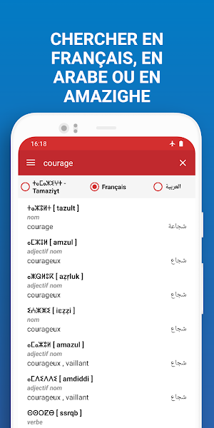 Amazigh-FR-AR Dictionary + Screenshot 2