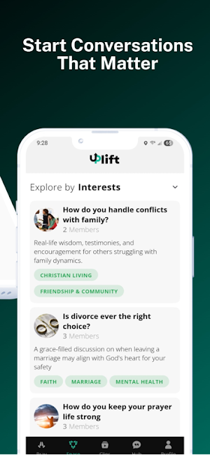 Uplift: Prayer Community Screenshot 2