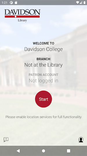 Davidson College Self Checkout Screenshot 0
