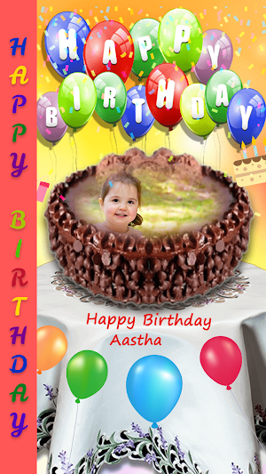 Name Photo On Birthday Cake Screenshot 1