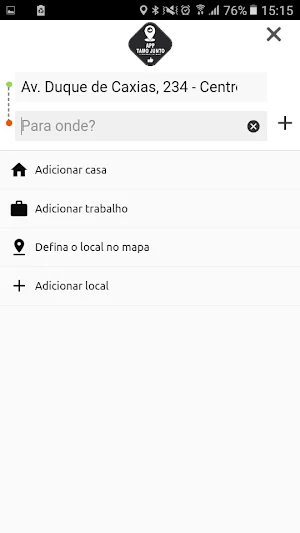 APP TAMO JUNTO - Passageiro Screenshot 1