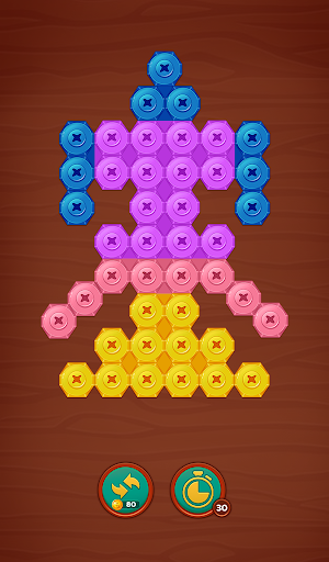Wood Nuts 3D: Screw Puzzle Jam Screenshot 0