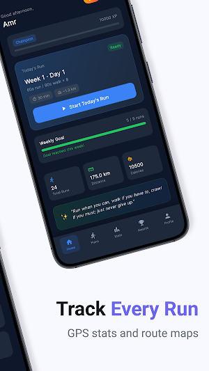 Runly: Running & Habit Builder Screenshot 1