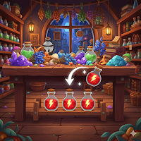 Match Three Shelf Sorting game