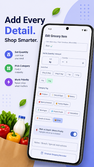 Easy Grocery Checklist Screenshot 2