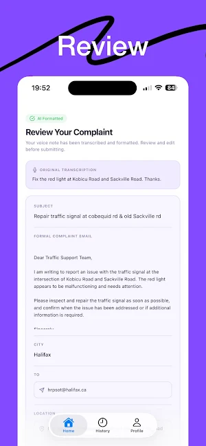 CityCom: AI City Reports Screenshot 1