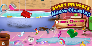 Sweet Princess House Cleaning: Home Cleanup Game Screenshot 1