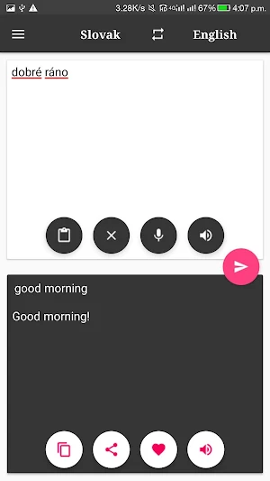 Slovak-English Translator Screenshot 3
