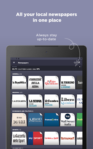 Italian Newspapers Screenshot 3