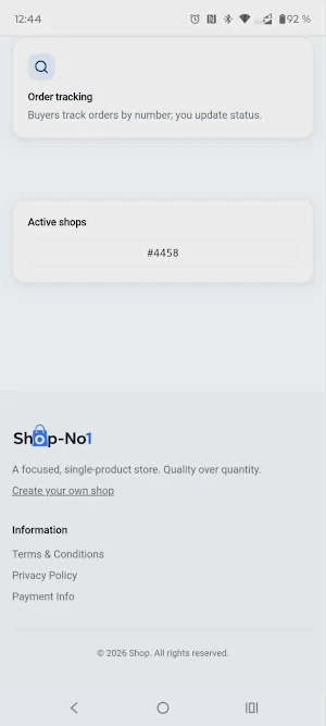Shop-No1 - Store Builder Screenshot 2