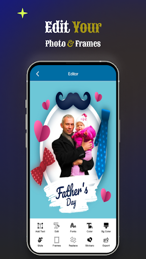 Father's Day Photo Frames 2025 Screenshot 3