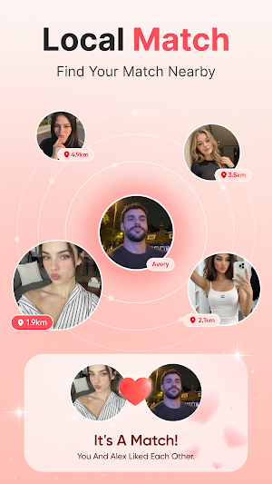 PeekMeet - Local Dating & Chat Screenshot 1