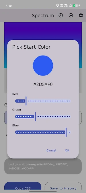 Spectrum: Gradient Studio Screenshot 3