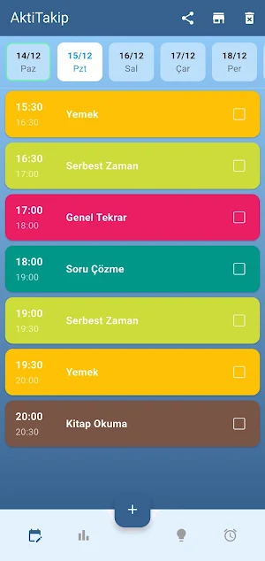 Aktivite Takip Screenshot 1