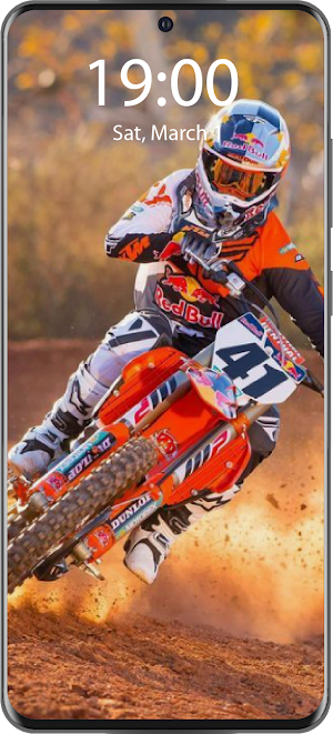 Motocross Live Wallpaper Screenshot 1