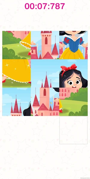 Princess Swap Puzzle - Tile Pu Screenshot 1