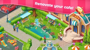 Grand Cafe Story－New Puzzle Match-3 Game 2021 Screenshot 0