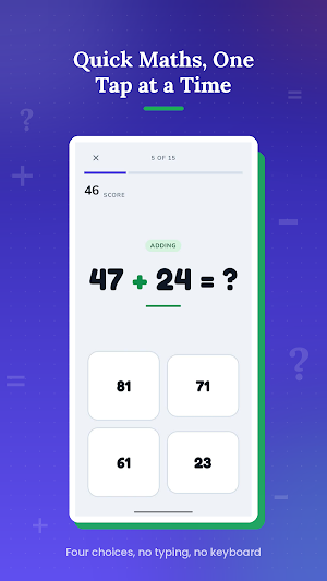 Addition Subtraction Game Screenshot 0