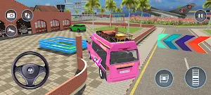 Mini Bus Game Van Driving Screenshot 3