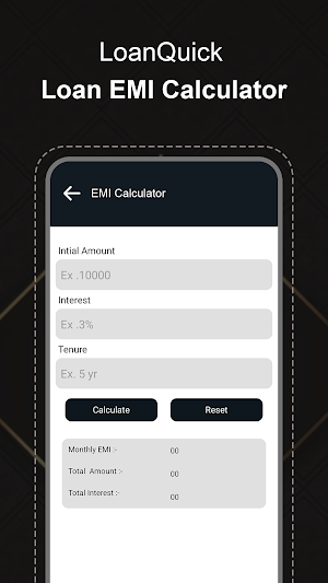 LoanQuick-Loan EMI Calculator Screenshot 3